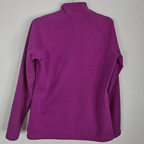 Under Armour half zip fleece pullover jacket fuschia purple size small - Picture 3 of 7